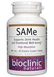 Bioclinic Naturals - SAMe - 30 tabs