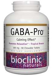 Bioclinic Naturals - GABA-Pro Tropical Breeze - 90 chew tabs