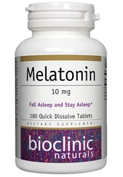 Bioclinic Naturals - Melatonin 10 mg - 180 tabs