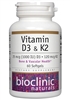 Bioclinic Naturals - Vitamin D3 & K2 - 60 softgels