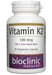 BioClinic Naturals - Vitamin K2 100 mcg  - 90 Vcaps