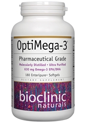Bioclinic Naturals - OptiMega 3  - 180 softgels