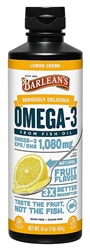 barleans  seriously delicious omega 3 lemon 16 oz