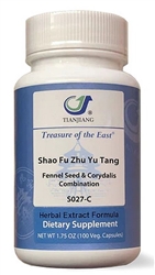 Treasure of the East - Shao Fu Zhu Yu Tang (Fennel Seed & Corydalis) - 100 caps