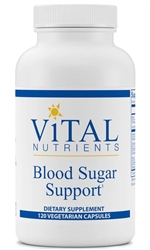 Vital Nutrients - Blood Sugar Support - 120 vcaps