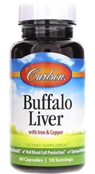 carlson labs buffalo liver 60 caps