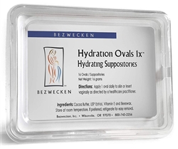 bezwecken hydration ovals 1x 16 oval suppositories