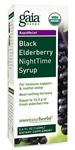 gaia herbs â€‹black elderberry nighttime syrup 5 4 oz