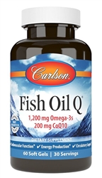 carlson labs fish oil q 60 gels