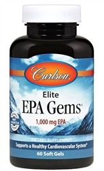 carlson labs  elite epa gems 60 gels