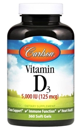 carlson labs vitamin d3 5000 iu 360 gels