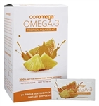 coromega omega-3 +d tropical squeeze 90 pkts