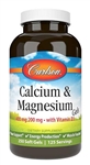 carlson labs calcium magnesium 250 gels