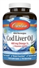 carlson labs cod liver oil gems lemon 150 gels