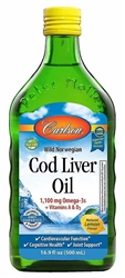 carlson labs cod liver oil lemon 16.9 oz