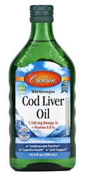 carlson labs cod liver oil regular flavor 16.9 oz