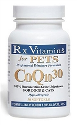 rx vitamins coq10 for dogs and cats 30 gels
