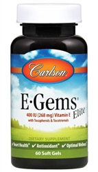 carlson labs egems elite 400 iu 268 mg 60 gels