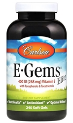 carlson labs egems elite 400 iu 268 mg 240 gels