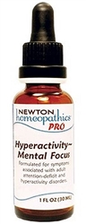 Newton Homeopathics PRO - Hyperactivity-Mental Focus - 1 oz