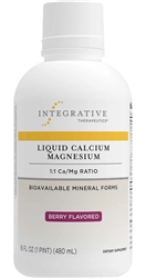 Integrative Therapeutics - Liquid Calcium Magnesium (Berry) - 16 oz