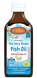 carlson labs kids finest fish oil lemon 6.7 oz