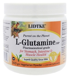 lidtke lglutamine powder 300 grams