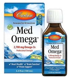 carlson labs medomega fish oil 2700 mg 3.3 oz