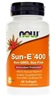 NOW Natural Foods - Sun-E 400 - 60 softgels