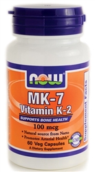 NOW Natural Foods - MK-7 (Vitamin K2) 100 mcg - 60 vcap