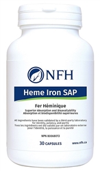 nfh heme iron sap 30 caps