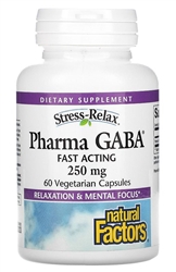 Natural Factors - Pharma Gaba 250 mg - 60 caps