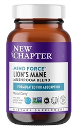 New Chapter - Mind Force Lion's Mane Mushroom Blend - 60 caps