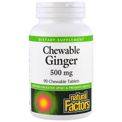 Natural Factors - Chewable Ginger - 90 chews