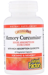 Natural Factors - CurcuminRich Memory Curcumizer - 60 vcaps