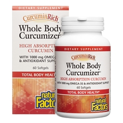 Natural Factors - Whole Body Curcumizer - 60 gels