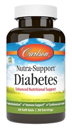 carlson labs nutra support diabetes 60 gels