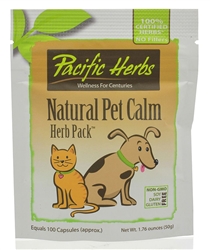 pacific herbs pet calm herb pack 50 grams