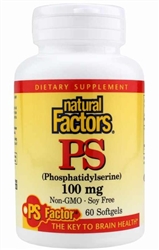 Natural Factors - PS (Phosphatidylserine) - 60 gels