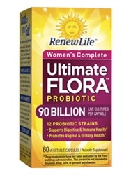 Renew Life - Ultimate Flora Womens Complete 90 Billion - 60 Caps
