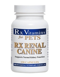 rx vitamins rx renal canine 120 caps