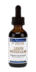 rx vitamins liquid nutricalm for dogs cats 4 oz