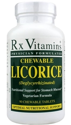 rx vitamins chewable licorice dgl 90 chews
