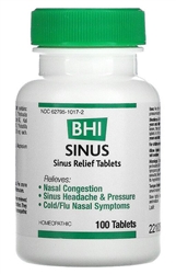 bhi sinus relief 100 tabs