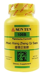 Sun Ten - Agastache (Huo Xiang Zheng Qi San) - 100 caps