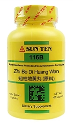 Sun Ten - Anemarrhena, Phell & Rehmannia (Zhi Bo Ba Wei Wan) - 100 caps