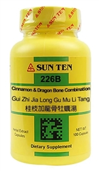 Sun Ten - Cinnamon & Dragon Bone Comb (Gui Zhi Jia Long Gu Mu Li Tang) - 100 caps