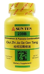 Sun Ten - Cinnamon & Pueraria Comb (Gui Zhi Jia Ge Gen Tang) - 100 caps