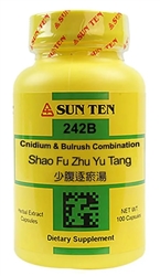 Sun Ten - Cnidium & Bulrush Comb (Shao Fu Zhu Yu Tang) - 100 caps