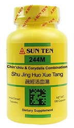 Sun Ten - Chin-Chiu & Corydalis Comb (Jing Huo Xue Tang) - 100 caps
